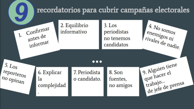 9 recordatorios para cubrir campañas electorales 9 recordatorios para cubrir campañas electorales