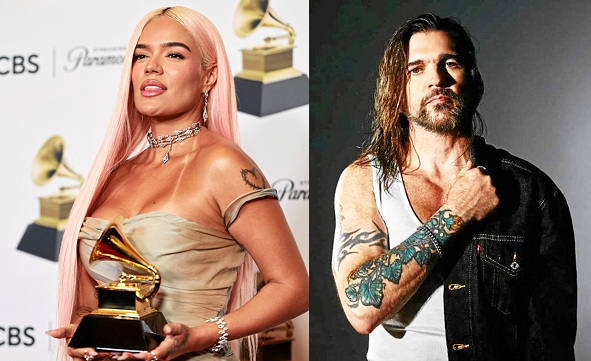 Los artistas antioqueños Karol G y Juanes ganaron premios el domingo en la edición 66 de los Grammy, en Los Ángeles. Karol G, en la categoría de Mejor álbum de música urbana, su primer triunfo en esta distinción que otorga la Academia Nacional de Artes y Ciencias de la Grabación de Estados Unidos. Juanes, por Álbum de rock latino. Dos colombianos que se destacan por lo hecho en la carrera musical. Los artistas antioqueños Karol G y Juanes ganaron premios el domingo en la edición 66 de los Grammy, en Los Ángeles. Karol G, en la categoría de Mejor álbum de música urbana, su primer triunfo en esta distinción que otorga la Academia Nacional de Artes y Ciencias de la Grabación de Estados Unidos. Juanes, por Álbum de rock latino. Dos colombianos que se destacan por lo hecho en la carrera musical.