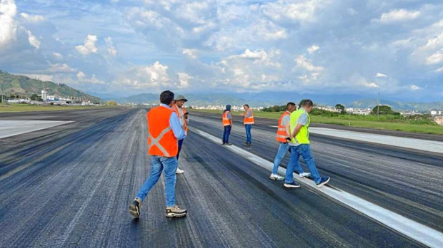 Pista del Matecaña, en mantenimiento Pista del Matecaña, en mantenimiento