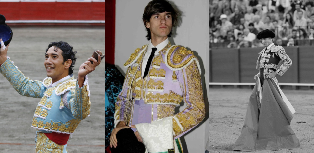 Juan Gómez 'Dinastía', Felipe Miguel Negret y Lalo de María, los novilleros que se estrenarán hoy en la Plaza de Toros de Manizales. Juan Gómez 'Dinastía', Felipe Miguel Negret y Lalo de María, los novilleros que se estrenarán hoy en la Plaza de Toros de Manizales.