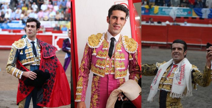 Tomás Rufo, Alejandro Talavante y Emilio de Justo. Tomás Rufo, Alejandro Talavante y Emilio de Justo.