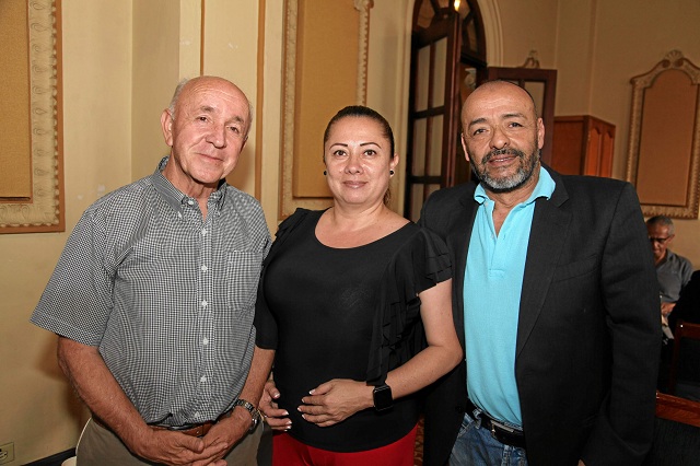 William Gómez, Claudia Sánchez Carrasquilla y José Fernando Londoño Meza. William Gómez, Claudia Sánchez Carrasquilla y José Fernando Londoño Meza.