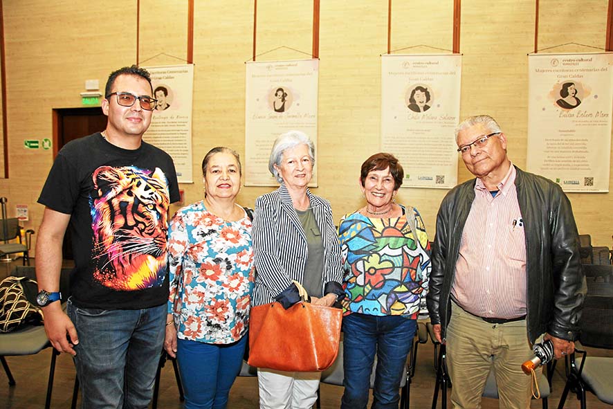 Guillermo León Valencia, Luz María López, Fany Parra, Beatriz Suescun y Antonio Franklin Muñoz. Guillermo León Valencia, Luz María López, Fany Parra, Beatriz Suescun y Antonio Franklin Muñoz.