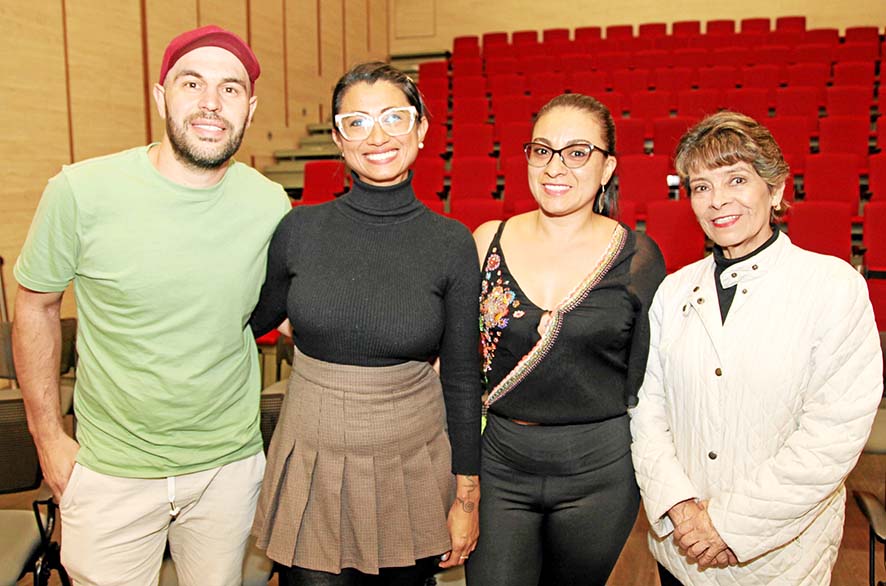 Daniel Olivera, Johana Patiño, Lorena Pineda y Yolanda Osorio. Daniel Olivera, Johana Patiño, Lorena Pineda y Yolanda Osorio.