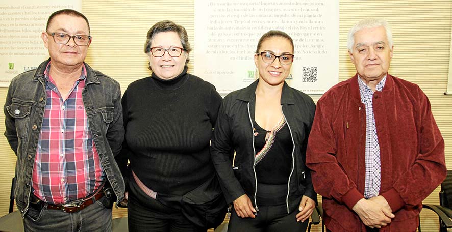 Angel María Ocampo, Luz Marina Estrada, Lorena Pineda y Fabio Vélez Correa. Angel María Ocampo, Luz Marina Estrada, Lorena Pineda y Fabio Vélez Correa.