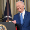 Foto | EFE | LA PATRIA  El mandatario de EE.UU., Joe Biden, dijo que se presentará en 2024 y evitará que Trump sea presidente. Las declaraciones las entregó ayer tras conocer las proyecciones de los medios que dan unos resultados muy ajustados para demócratas y republicanos en ambas cámaras del Congreso. 