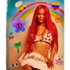 Esta es una de las ocho fotos que hizo Karol G con las que celebró el lanzamiento y éxito de su nuevo álbum.
