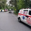Sitio del accidente en la vía Manizales-Alto de Letras.