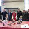 Entrega de Italia a Colombia de 24 objetos arqueológicos, así como una importante escultura de terracota, todos de arte precolombino y de valor incalculable, que fueron recuperados gracias a dos investigaciones policiales llevadas a cabo en Florencia y Turín.