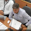 Foto | Colprensa | LA PATRIA  El fiscal Mario Burgos en la audiencia donde la Procuraduría presentó el pliego de cargos en su contra.