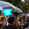 La Banda Municipal de Manizales acompañó el lanzamiento de MZL, Manizales del alma, como la marca de la ciudad para atraer turismo e inversión.