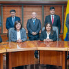 Entre los participantes del Conversatorio de la Jurisdicción Constitucional están los nueve magistrados de la Corte Constitucional (foto), un expresidente de Colombia, la presidenta de la Corte IDH, un exfiscal de la Corte Penal Internacional, académicos y jueces y magistrados nacionales e internacionales.
