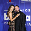 El artista colombiano J Balvin y su esposa Valentina Ferrer. Balvin recibió el premio Espíritu de la Esperanza. 