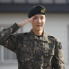 J-Hope, de BTS, a su salida del servicio militar. 