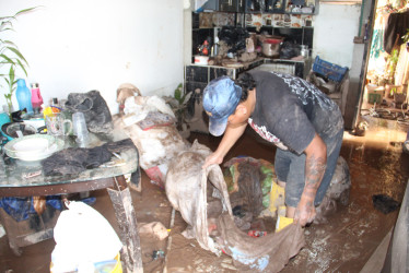 Inundación en Supía