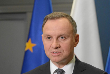 Foto | EFE | LA PATRIA Andrzej Duda, presidente de Polonia, pide tranquilidad a sus compatriotas. 