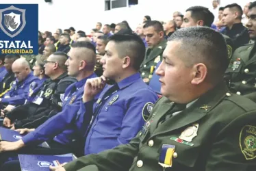 Estatal de Seguridad condecoró vigilantes y administrativos de Caldas