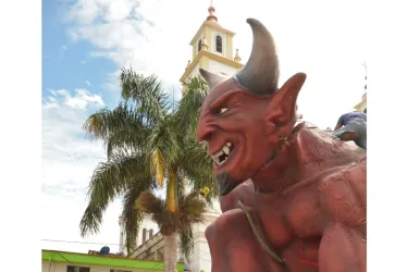 Su Santidad el Diablo, amo y señor del Carnaval de Riosucio.