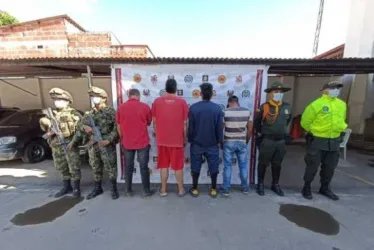 Los detenidos.