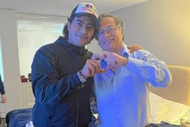 Nicolás y Gustavo Petro, hijo y padre, en medio de la polémica.