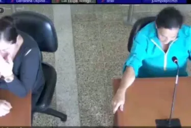 Olga Lucía Galeano Ríos y Amparo Londoño.