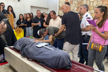 Este jueves se ofició el entierro de los restos de la colombiana Ivonne Rubio, de 26 años, asesinada por el grupo Hamás en Israel.