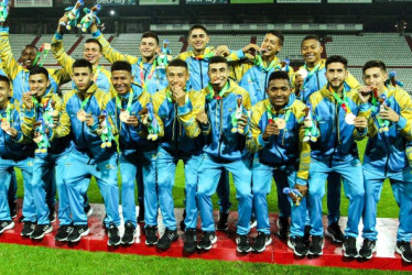 El fútbol masculino de Caldas, por primera vez en el podio de los Juegos Nacionales.
