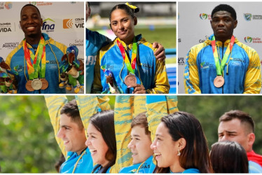 Luis Quiñónez, Brigidh Mayorga, Alexánder Borja y el equipo de relevos en actividades subacuáticas fueron algunos de los medallistas de plata y bronce destacados para Caldas.