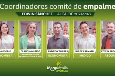 Diana Osorio y Claudia Muñoz serán las secretarias de Hacienda y Gobierno de Marquetalia (Caldas) en la Alcaldía del electo Edwin Sánchez.