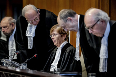 Jueces de la Corte Internacional de Justicia. 