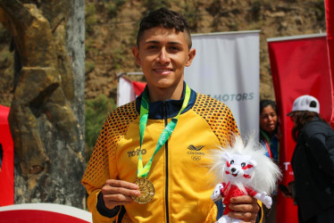 Juan David Restrepo, ciclista caldense.