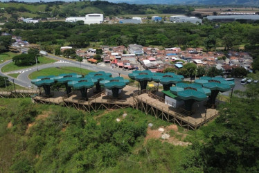 Inauguran el Parque Mirador Las Cometas en La Virginia, Risaralda. 