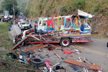 El accidente.