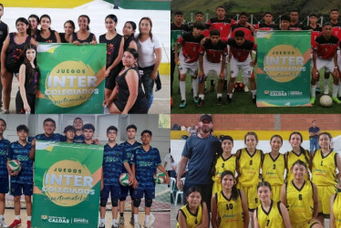 Varios de los equipos que participan en los zonales intercolegiados.