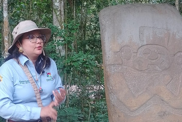 Karen Ordóñez, bióloga del parque arqueológico San Agustín.