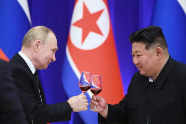 Foto | EFE | LA PATRIA El envío de tropas se fundamenta en el pacto de asociación estratégica que Vladimir Putin y Kim Jong-un firmaron en junio y que insta a prestar asistencia mutua en caso de que uno de los dos países resulte atacado.