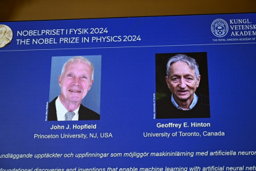 Foto | EFE | LA PATRIA  John J. Hopfield y Geoffrey E. Hinton. El Nobel de Física es el segundo de la ronda de estos prestigiosos premios