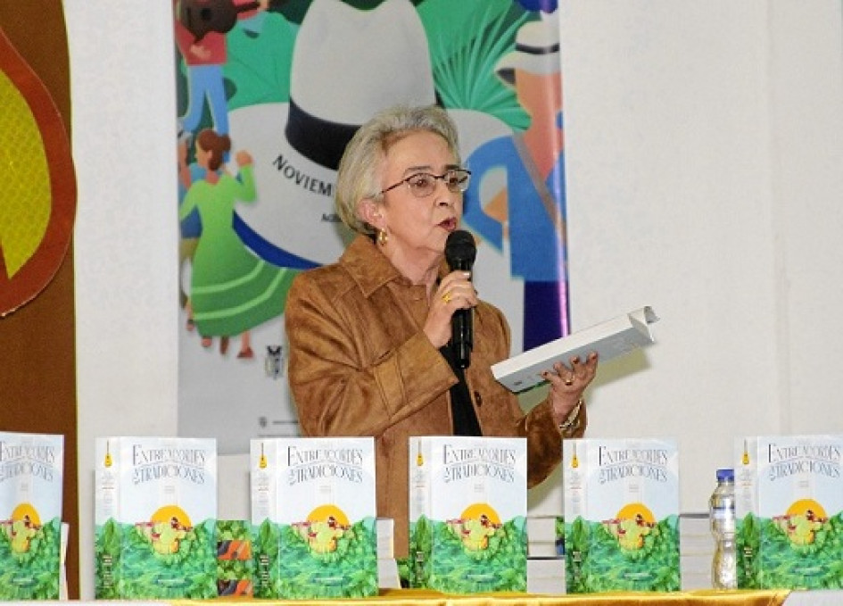“Sigo soñando con un Festival del Pasillo fortalecido, que continué visibilizando a Aguadas en toda Colombia y el mundo, un Festival del Pasillo que siga escribiendo páginas de gloria en el brillante historial del pueblo aguadeño”, expresó la escritora María Doralba Arias Orozco, durante la presentación. “Sigo soñando con un Festival del Pasillo fortalecido, que continué visibilizando a Aguadas en toda Colombia y el mundo, un Festival del Pasillo que siga escribiendo páginas de gloria en el brillante historial del pueblo aguadeño”, expresó la escritora María Doralba Arias Orozco, durante la presentación.