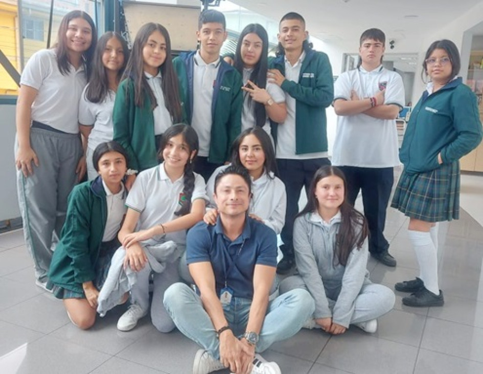 Foto | Juan Luis Taborda | LA PATRIA Estudiantes de la Institución Educativa Bosques del Norte, de Manizales Foto | Juan Luis Taborda | LA PATRIA Estudiantes de la Institución Educativa Bosques del Norte, de Manizales