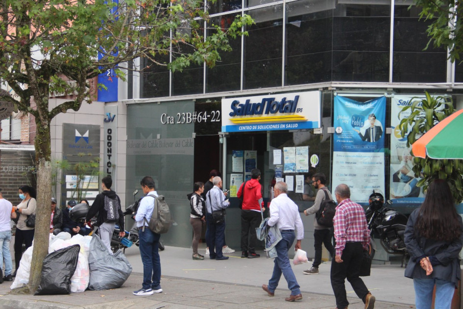Filas en Salud Total Manizales Filas en Salud Total Manizales