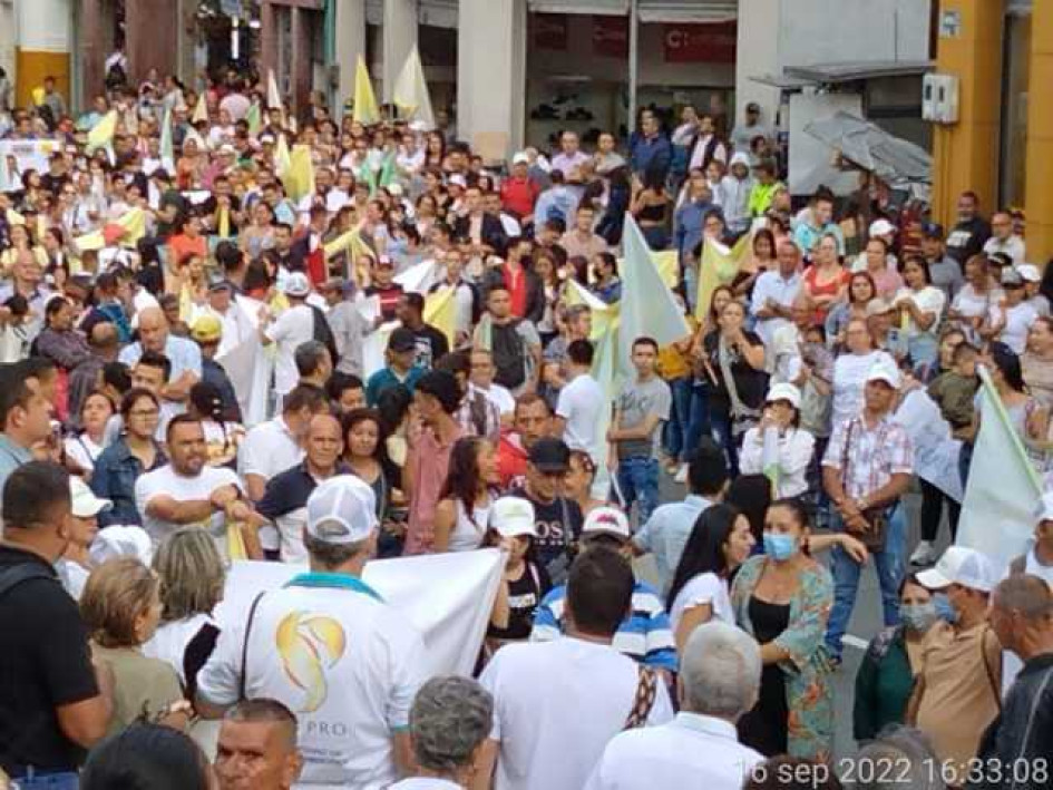 Marcha en apoyo Aerocafé. Marcha en apoyo Aerocafé.