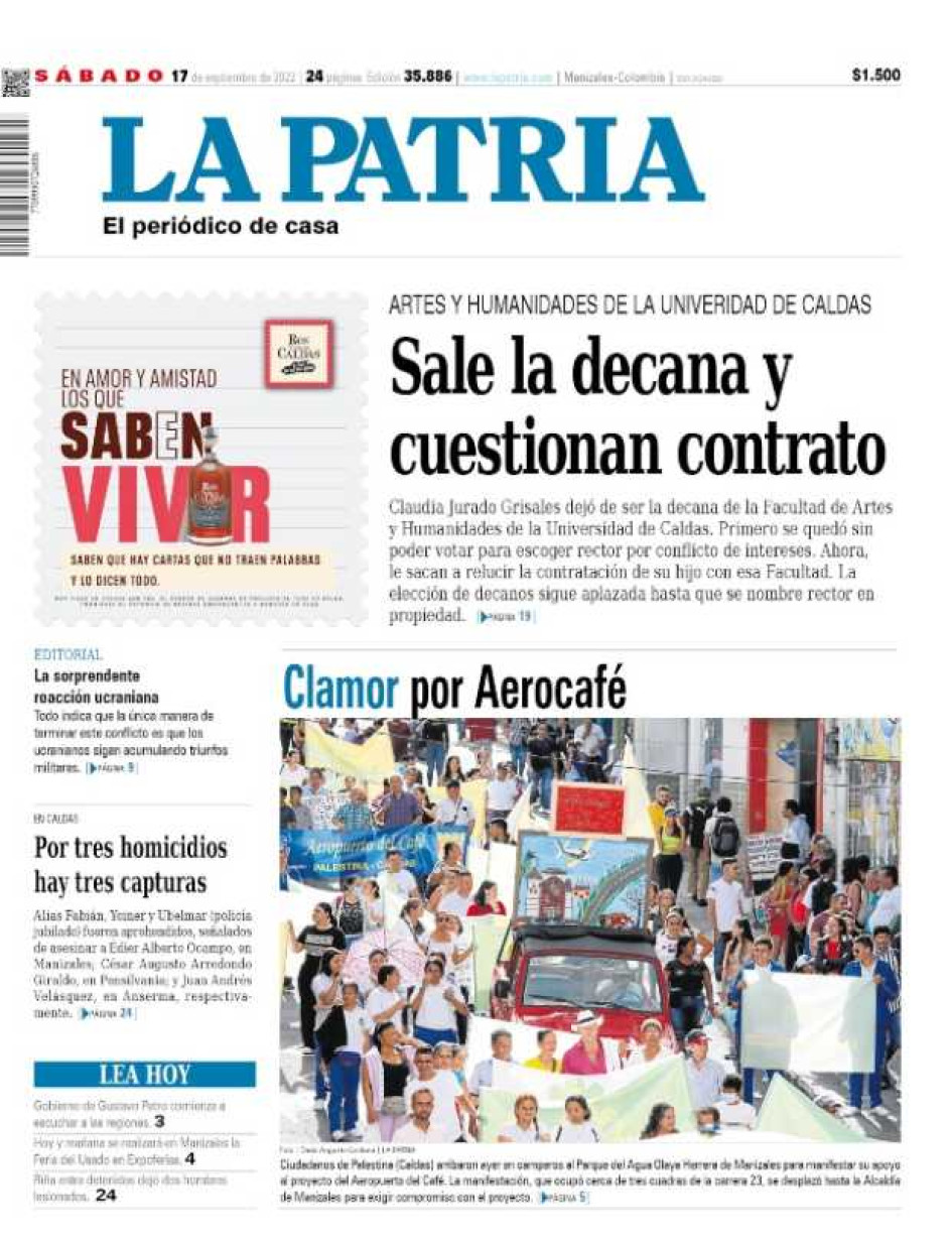 Portada 17 de septiembre del 2022