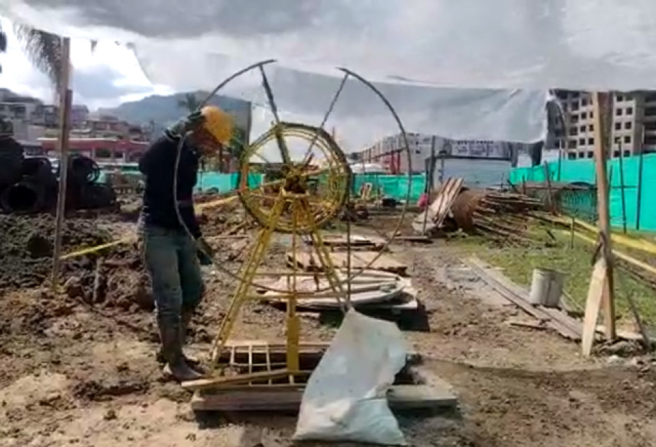 Reportan tranquilidad en avance de obras del intercambiador de Los Cámbulos Reportan tranquilidad en avance de obras del intercambiador de Los Cámbulos