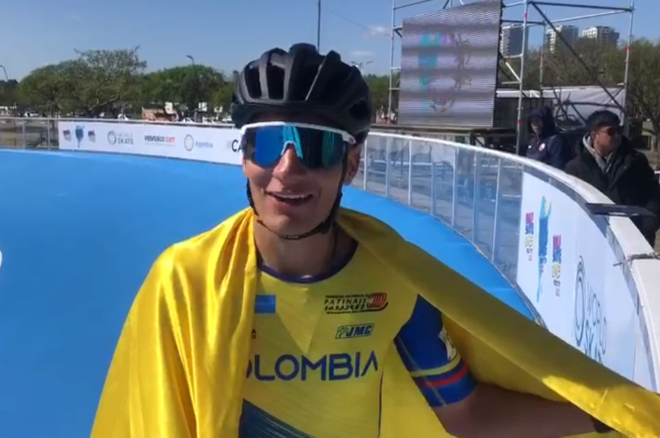 Medalla de oro para Caldas con Pablo Felipe Marín en los World Skate Game de patinaje Pablo Felipe Marín