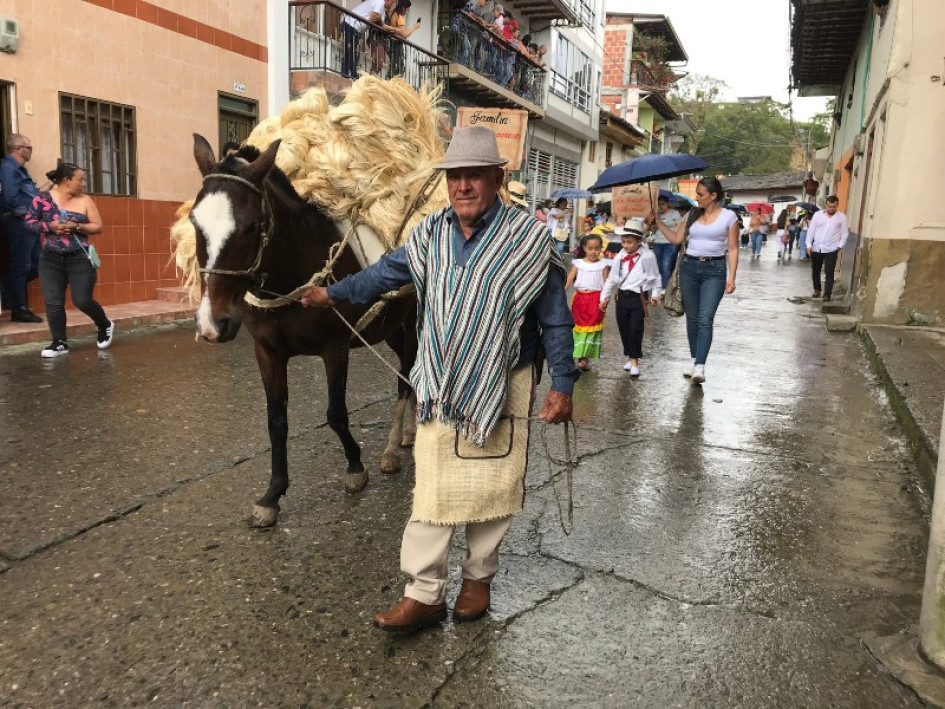Fiesta de la Cabuya en Aranzazu, pasada por agua Fiesta de la Cabuya en Aranzazu, pasada por agua
