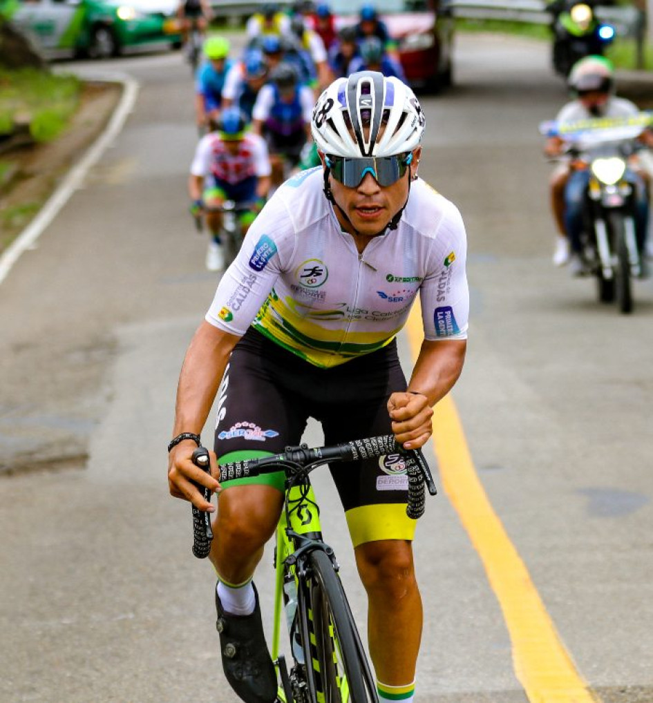 Daniel Hoyos, quien corre en la Vuelta a Antioquia con Plateado Minera El Roble, es el mejor caldense en la justa. Daniel Hoyos, quien corre en la Vuelta a Antioquia con Plateado Minera El Roble, es el mejor caldense en la justa.