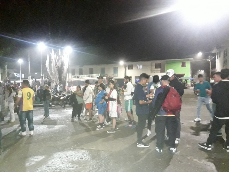 Noche de clausura de los Juegos Intercorregimientos de Pensilvania.