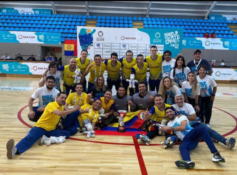 Los campeones de la Copa Intercontinental en los World Skate Games 2022. Los campeones de la Copa Intercontinental en los World Skate Games 2022.