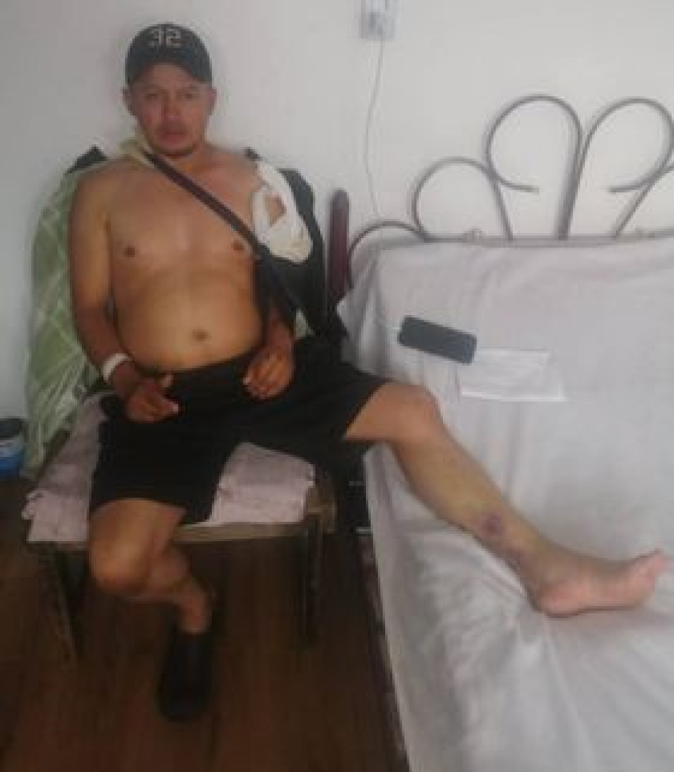 El accidentado El accidentado.