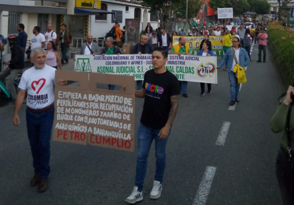 Movilización 100 días presidente, Gustavo Petro Movilización 100 días presidente, Gustavo Petro
